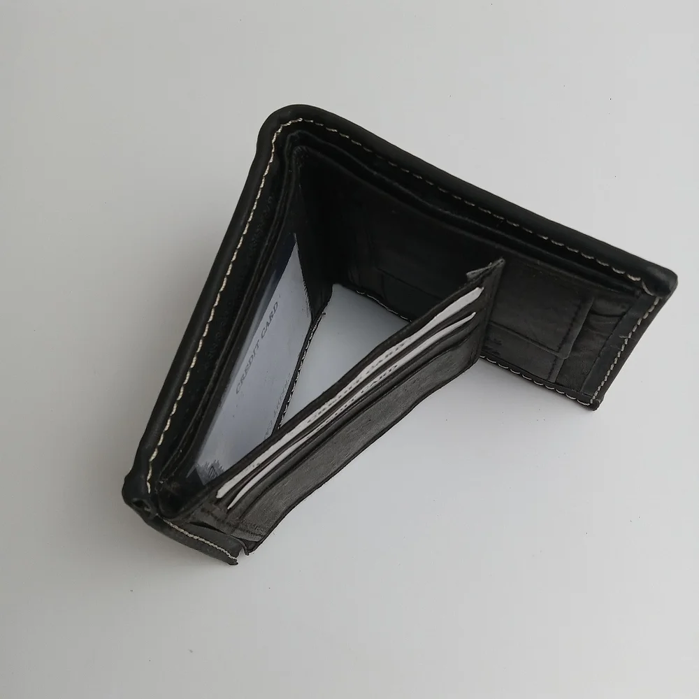 Men's Western Wallet Genuine Leather Hand Crafted‎ Bifold Cowboy Rodeo Wallet